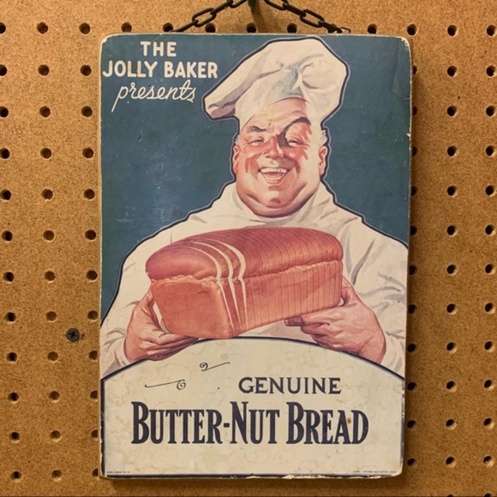 Vintage Butternut Bread Sign